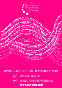 Grand Nordic Festival · LyrikSalon 2019 · Kunstnerisk leder
