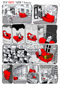 160504: Rød sofa tegneserie
